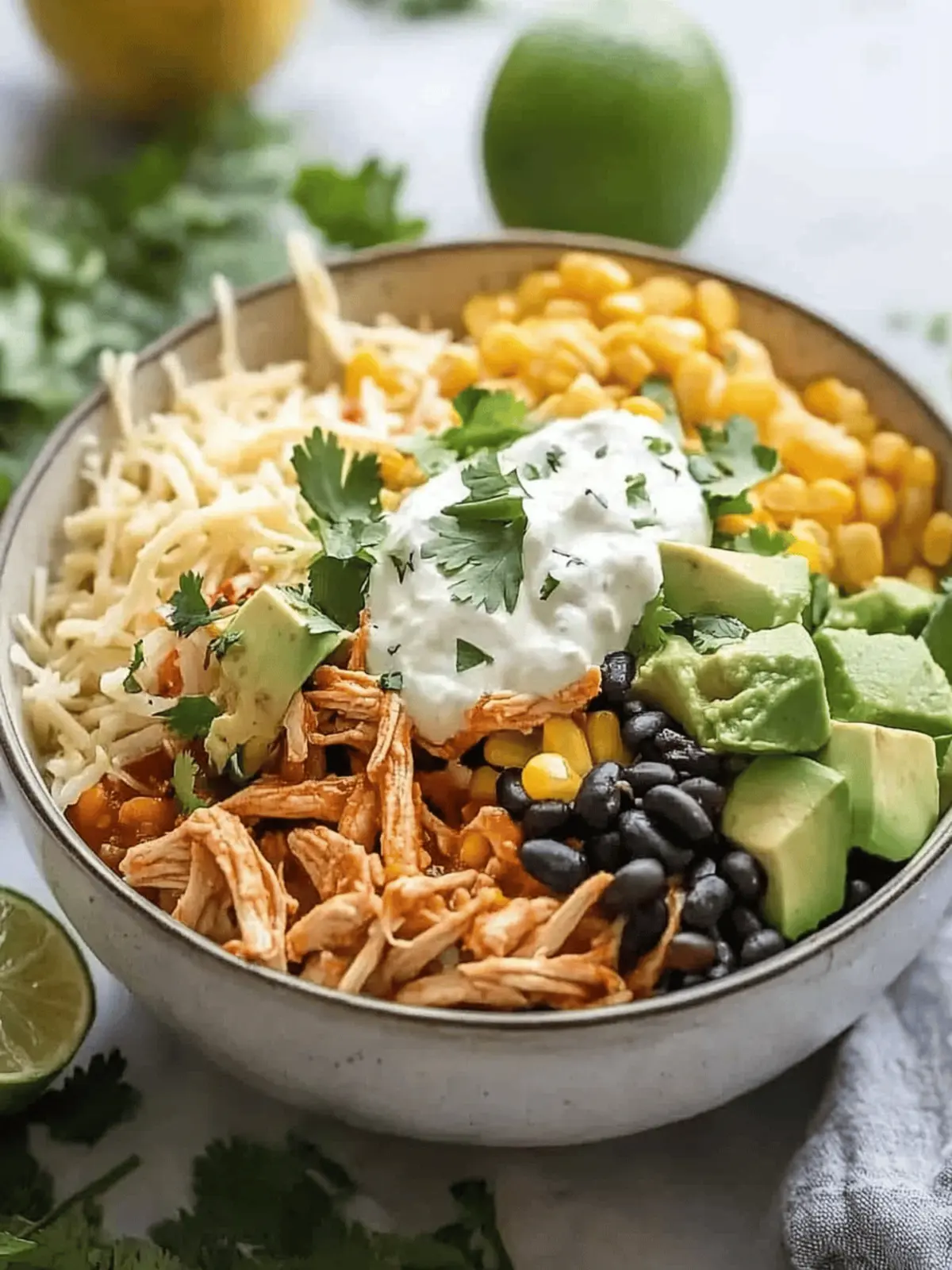 Savory Slow Cooker Chicken Burrito Bowl for Family Nights 5 Slow Cooker Chicken Burrito Bowl