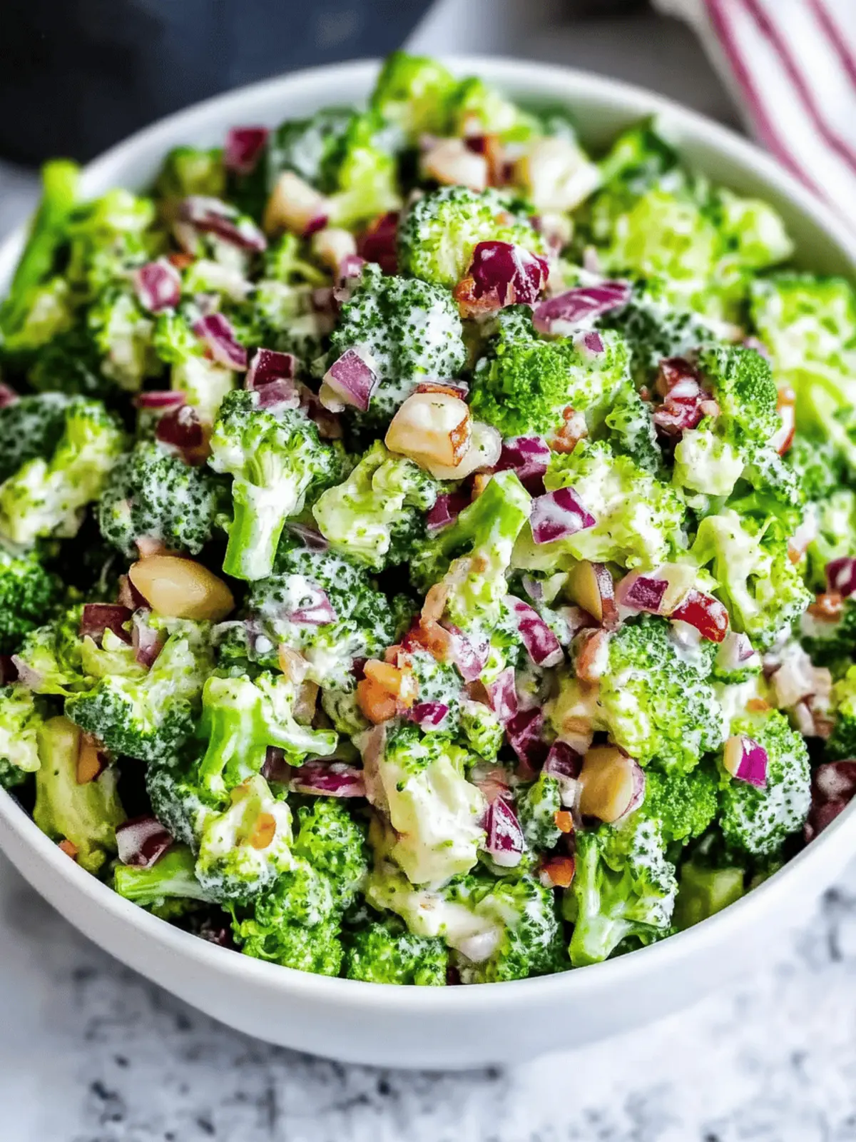 The Best Broccoli Salad with Bacon for Happy Gatherings 4 The Best Broccoli Salad
