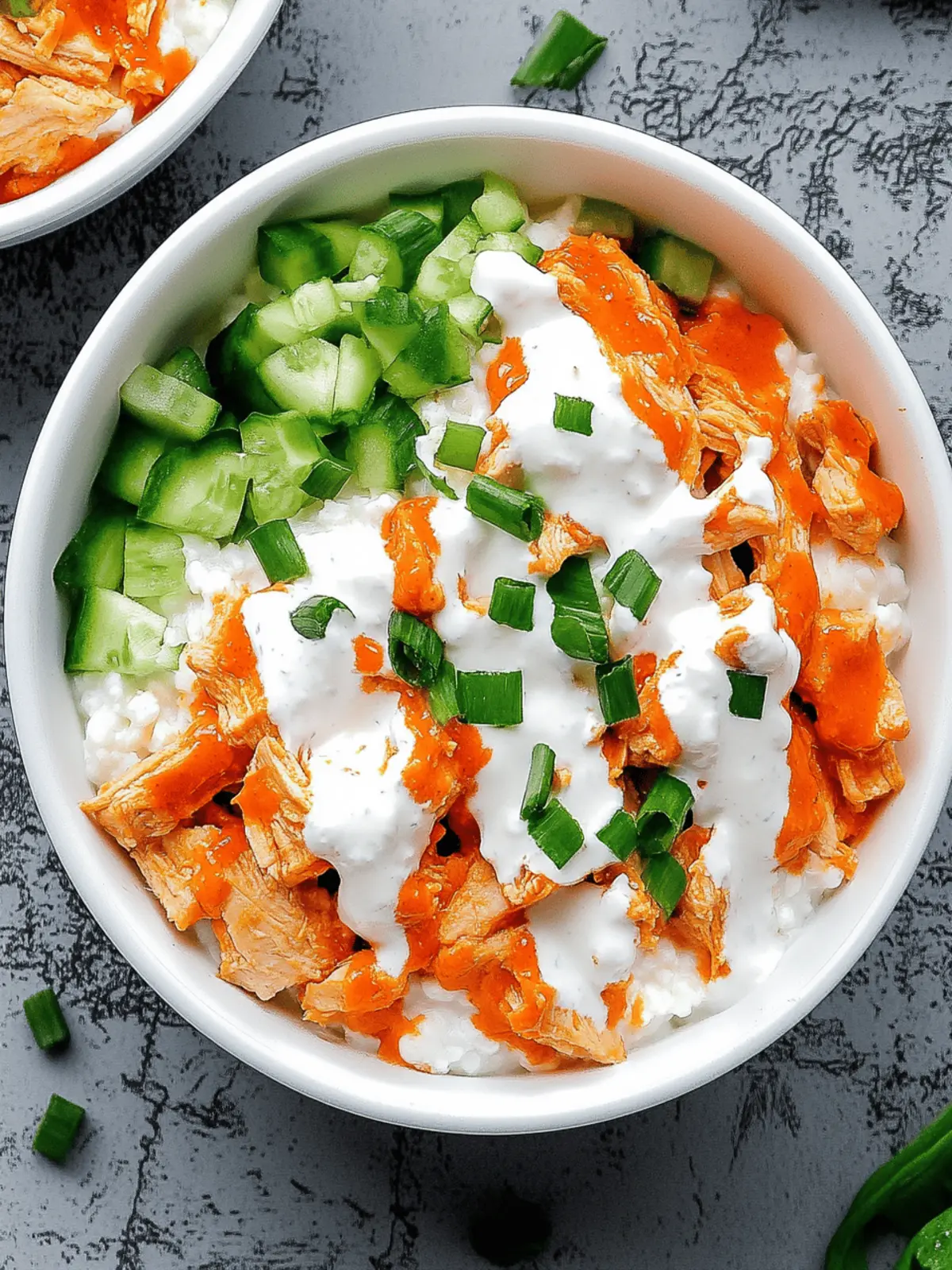 Buffalo Chicken Cottage Cheese Bowl for a Flavorful Feast 5 Buffalo Chicken Cottage Cheese Bowl