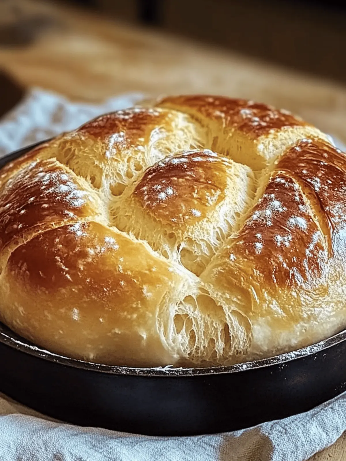 No-Oven Stovetop Bread: Quick, Fluffy, and Homemade Delight 5 No-Oven Stovetop Bread