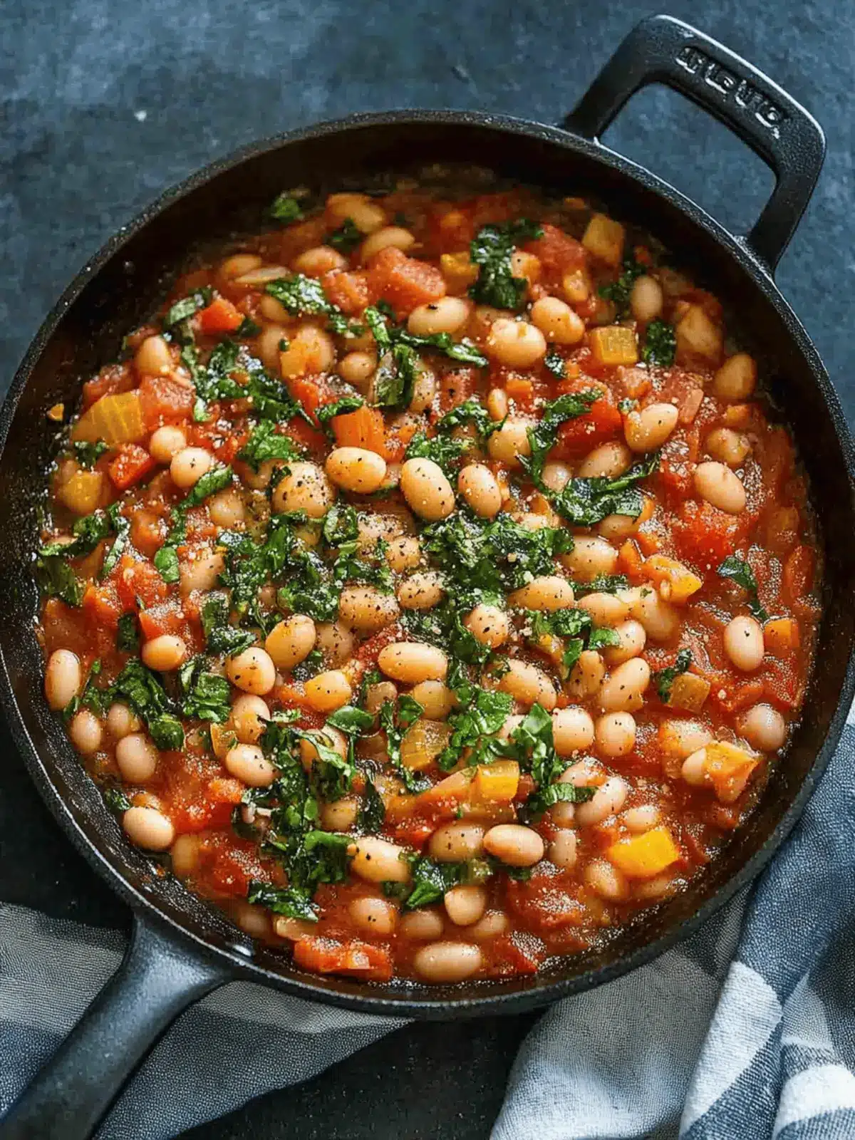 Mediterranean White Bean Skillet: Cozy Comfort in Minutes 5 Mediterranean White Bean Skillet