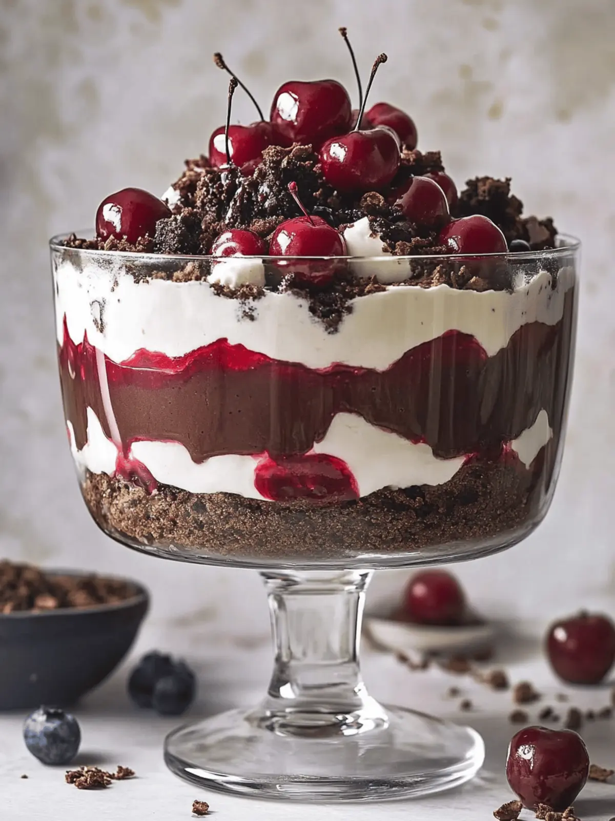 Irresistible Black Forest Trifle: Easy Layers of Indulgence 4 Black Forest Trifle