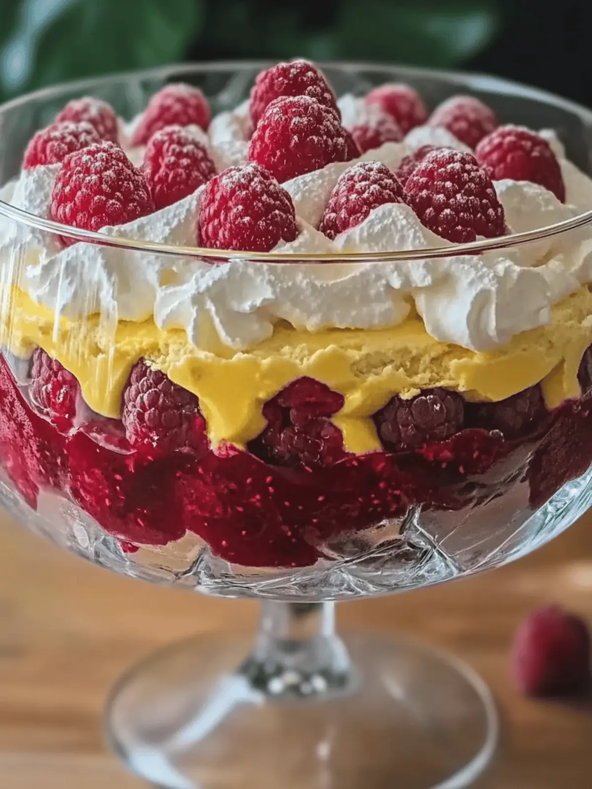 Decadent Raspberry Trifle with Custard & Cream Made Easy 3 Raspberry Trifle with Custard & Cream