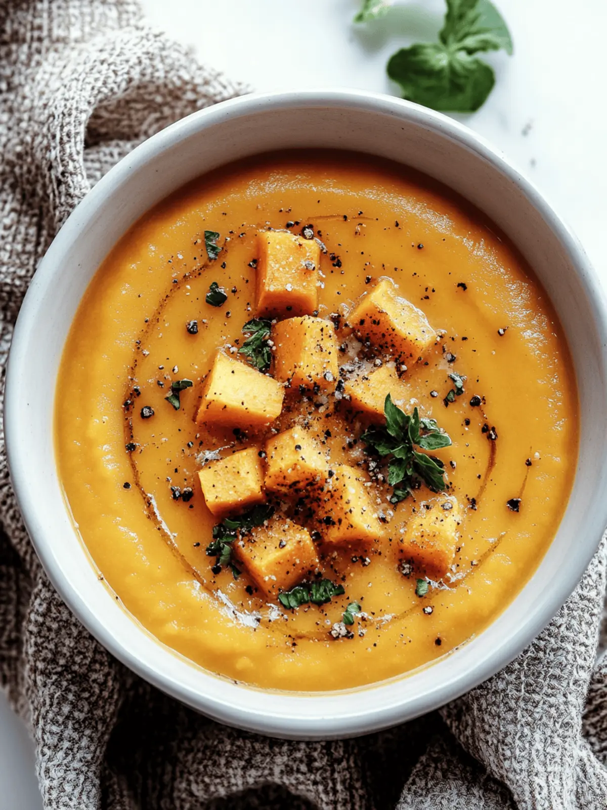 Hearty Spicy Butternut Squash and Sweet Potato Soup Delight 3 Spicy Butternut Squash and Sweet Potato Soup
