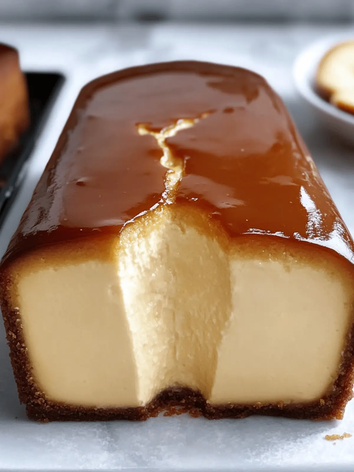 Indulgent Burnt Basque Cheesecake in a Loaf Pan Delight 5 Indulgent Burnt Basque Cheesecake