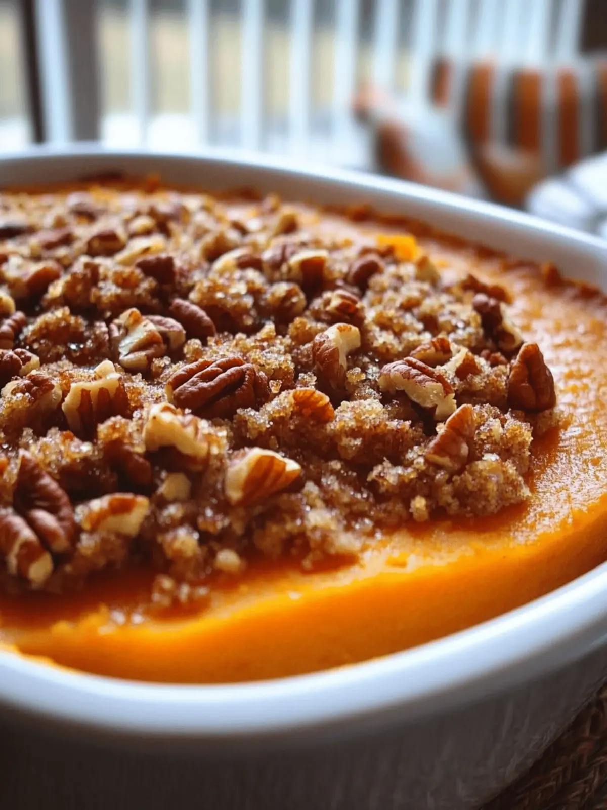 Heavenly 3-Layer Sweet Potato Casserole with Pecan Topping 5 3-Layer Sweet Potato Casserole with Pecan Topping