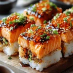 Spicy Salmon Sushi Bake Recipe for Easy Family Dinners 5 Spicy Salmon Sushi Bake Recip