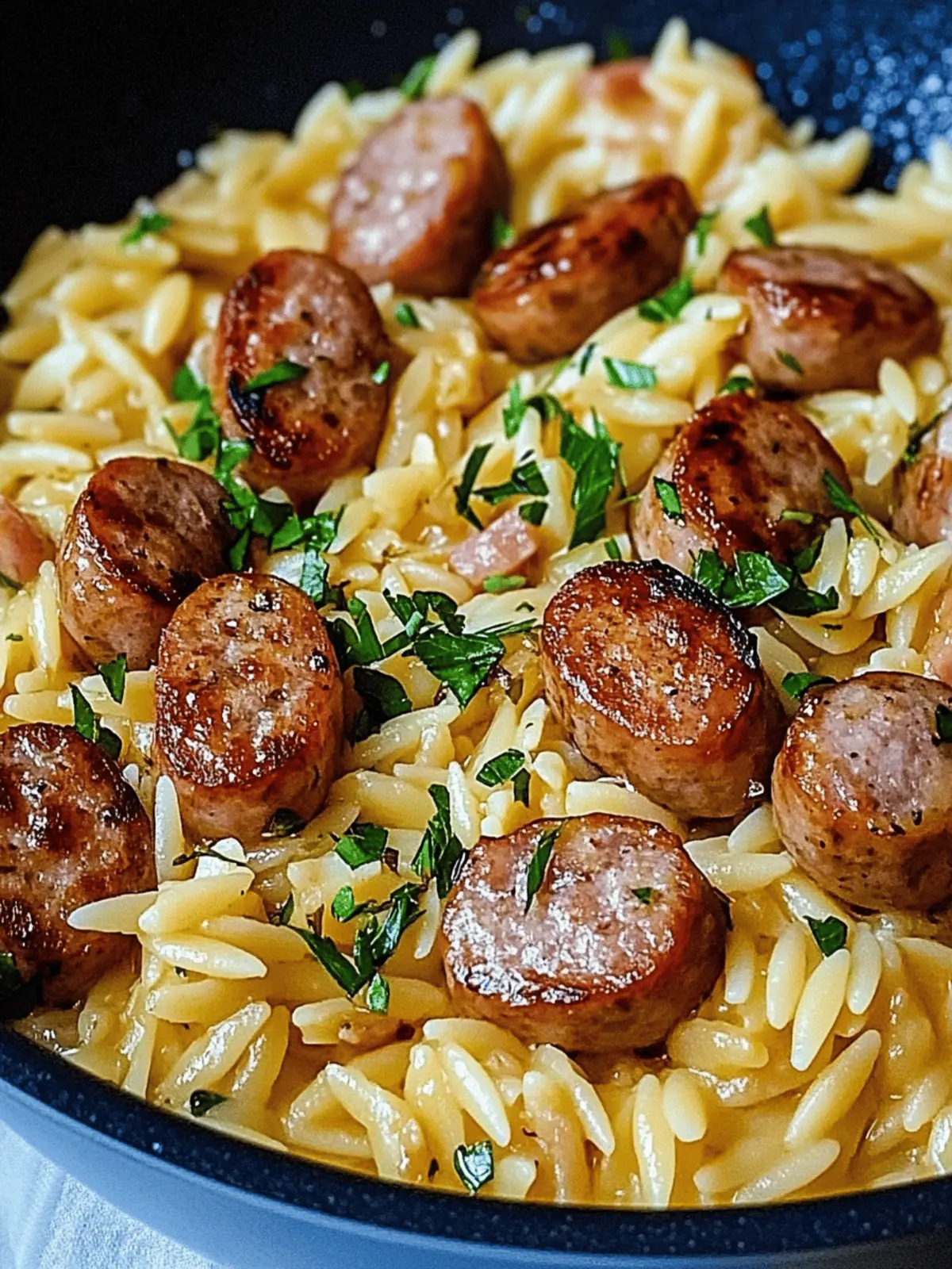 One-Pot Garlic Butter Sausage and Orzo for Cozy Nights 5 One-Pot Garlic Butter Sausage and Orzo