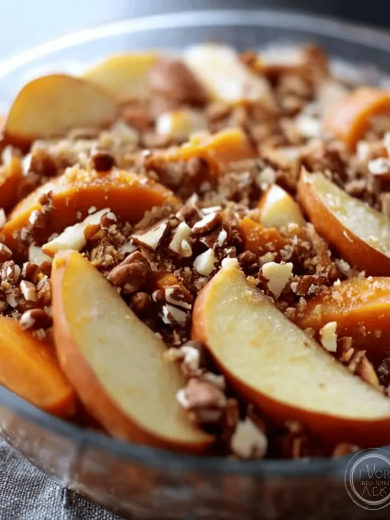 Honey Glazed Apple & Sweet Potato Casserole