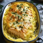 Salmon Spaghetti Squash Bake