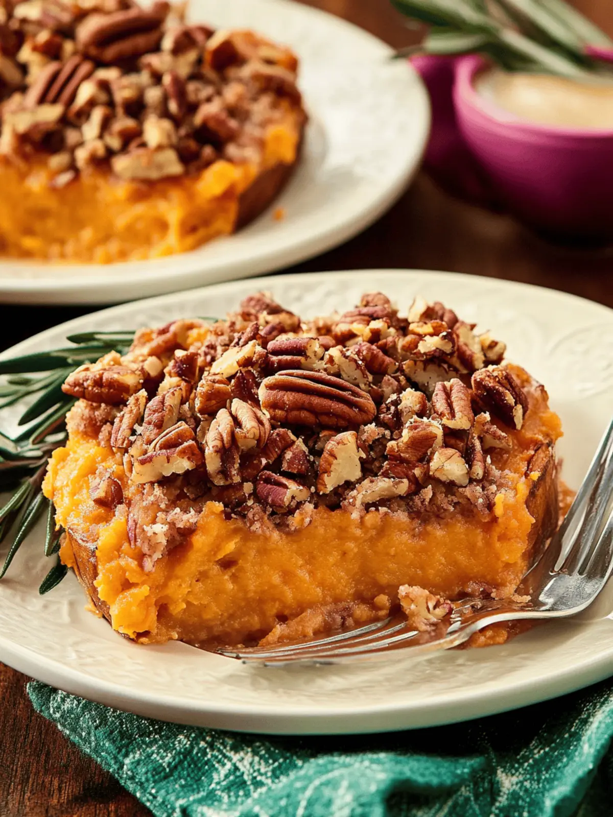 Delicious Sweet Potato Casserole with Pecan Topping Joy 4 Sweet Potato Casserole with Pecan Topping