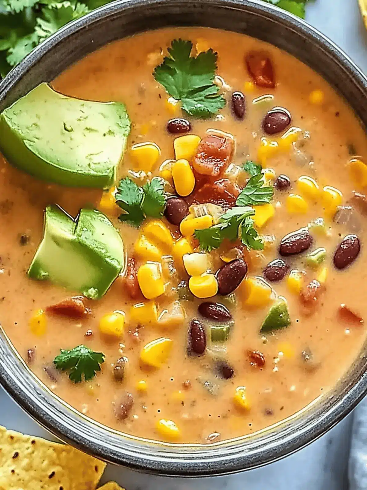 Crockpot Vegetarian Tortilla Soup for Cozy Nights In 5 Crockpot Vegetarian Tortilla Soup