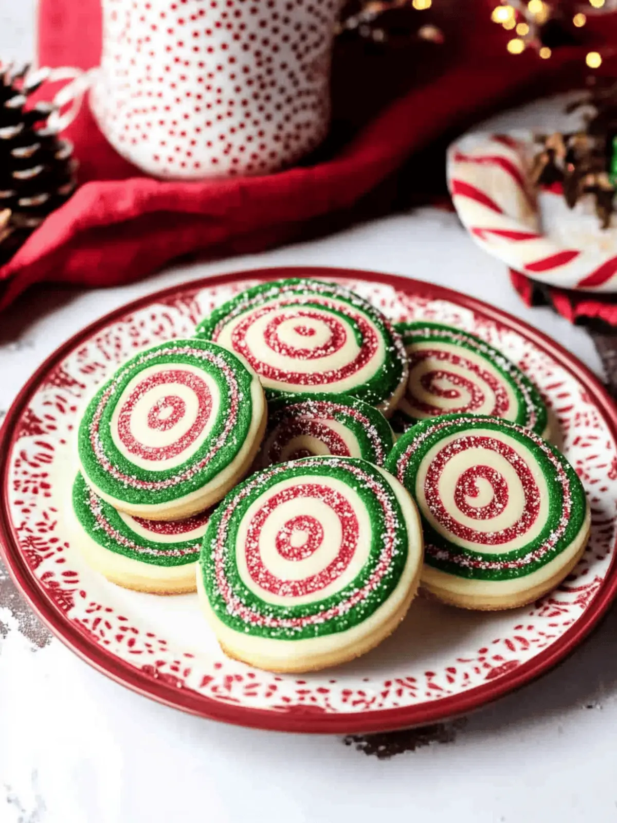 Christmas Pinwheel Cookies