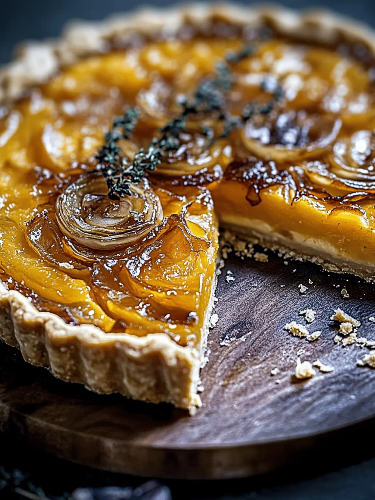 Delicious Caramelized Onion Butternut Tart Perfect for Sharing 5 Caramelized Onion Butternut Tart