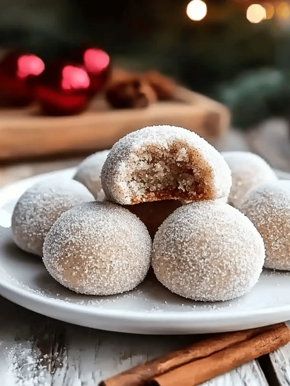 Cinnamon Sugar Snowball Cookies that Melt in Your Mouth 5 Cinnamon Sugar Snowball Cookies