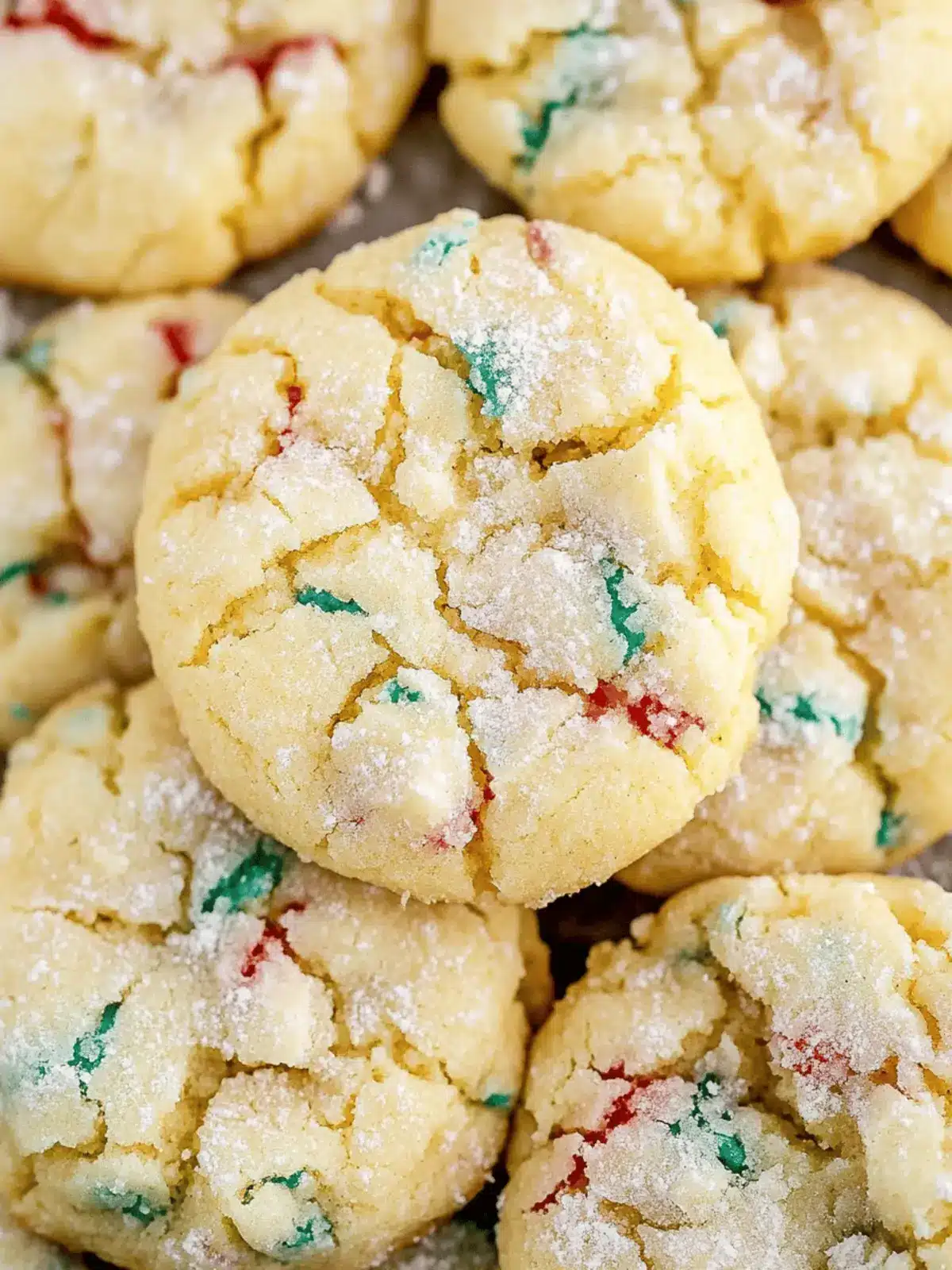 Christmas Gooey Butter Cookies