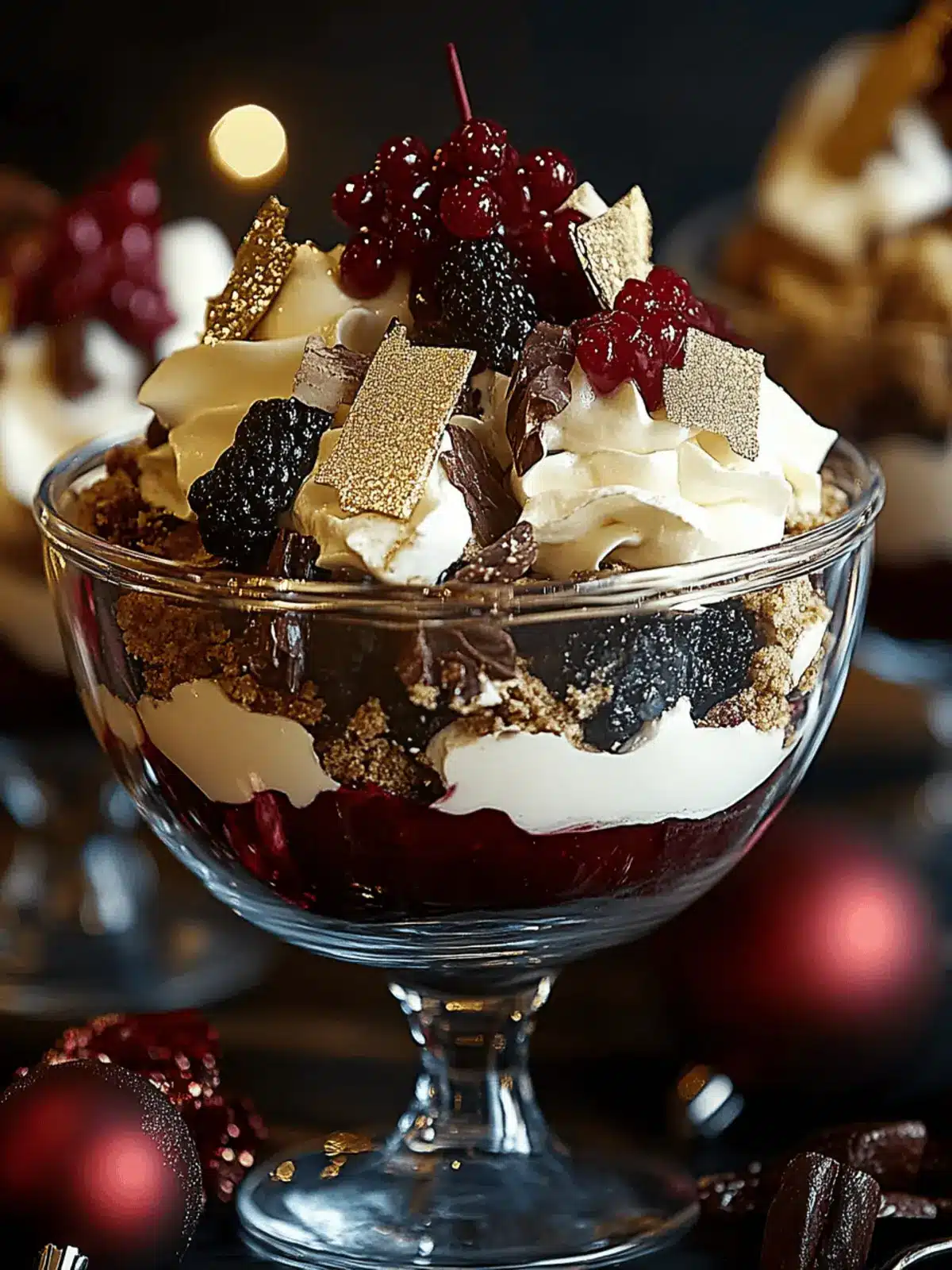 Black Forest Trifle for Christmas