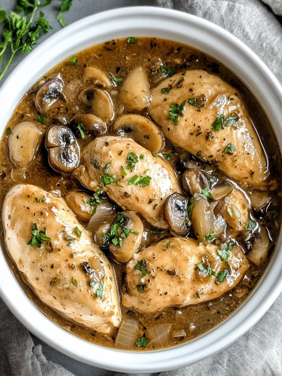Irresistible Slow Cooker Chicken Marsala for Cozy Nights 3 Slow Cooker Chicken Marsala