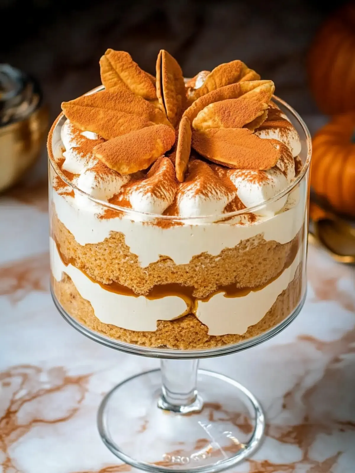 Decadent Pumpkin Spice Cream Trifle for Cozy Nights In 5 Pumpkin Spice Cream Trifle
