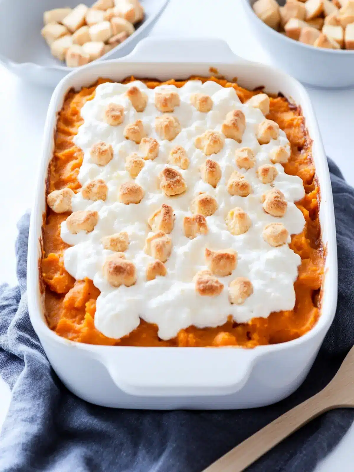 Irresistibly Easy Sweet Potato Casserole with Toasted Marshmallows 5 Easy Sweet Potato Casserole
