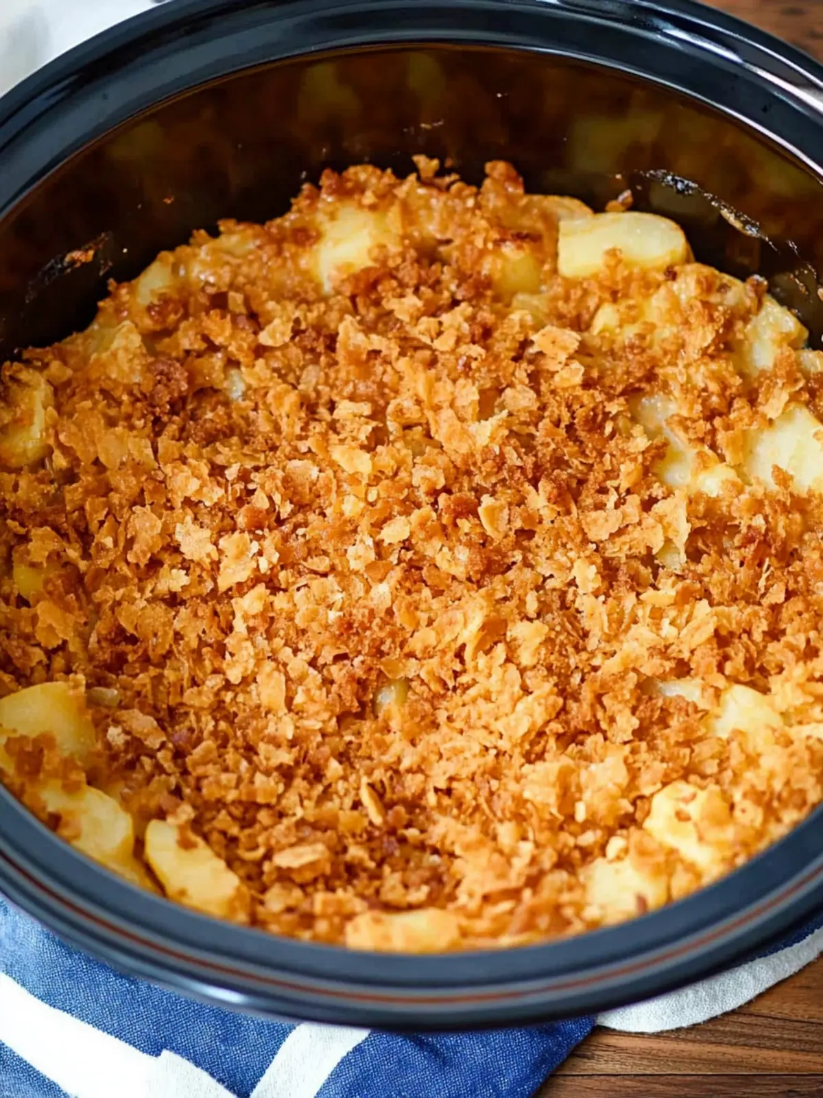 Irresistible Slow Cooker Funeral Potatoes Cheesy Hash Brown Casserole 5 Slow Cooker Funeral Potatoes (Cheesy Hash Brown Casserole)