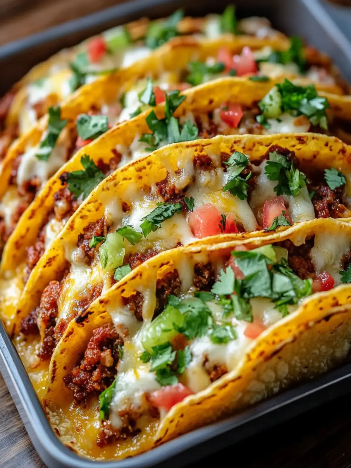Oven-Baked Cheesy Tacos that You’ll Absolutely Love! 3 Oven-Baked Cheesy Tacos (Crispy & Loaded) You’ll Love!