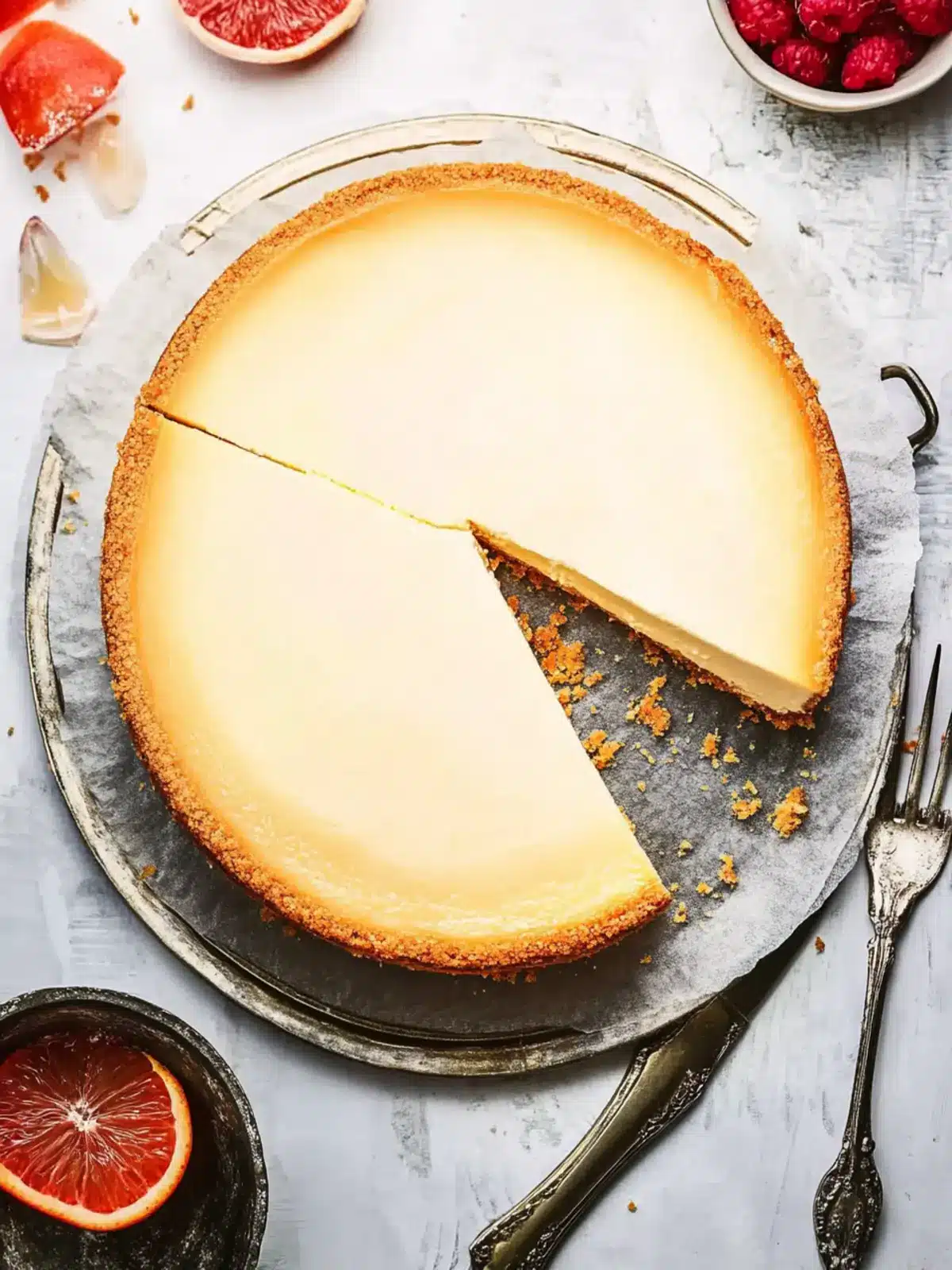 Irresistible New York Cheesecake with a Zesty Twist 4 New york Cheesecake