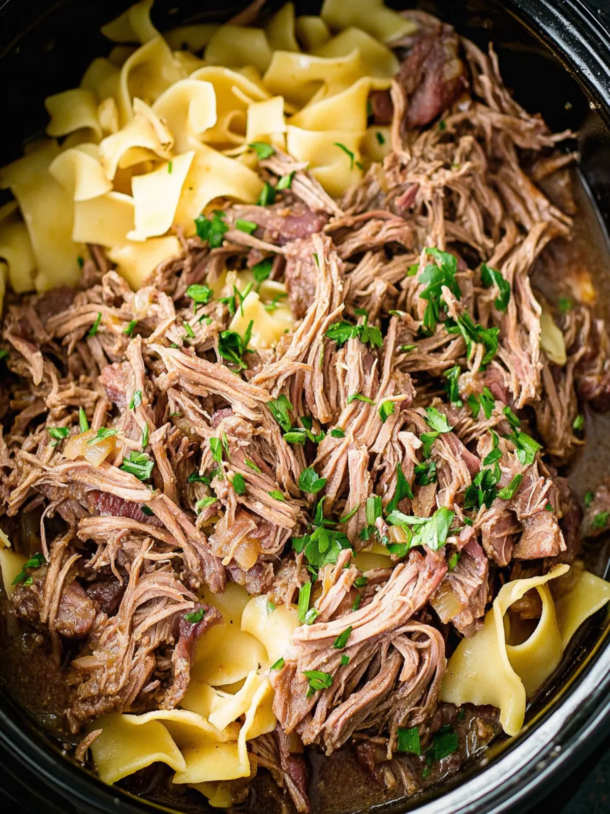 Slow Cooker Pulled Beef That Melts In Your Mouth 2 Slow Cooker Pulled Beef