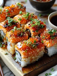 Irresistibly Spicy Salmon Sushi Bake You'll Crave Again! 6 Spicy Salmon Sushi Bake