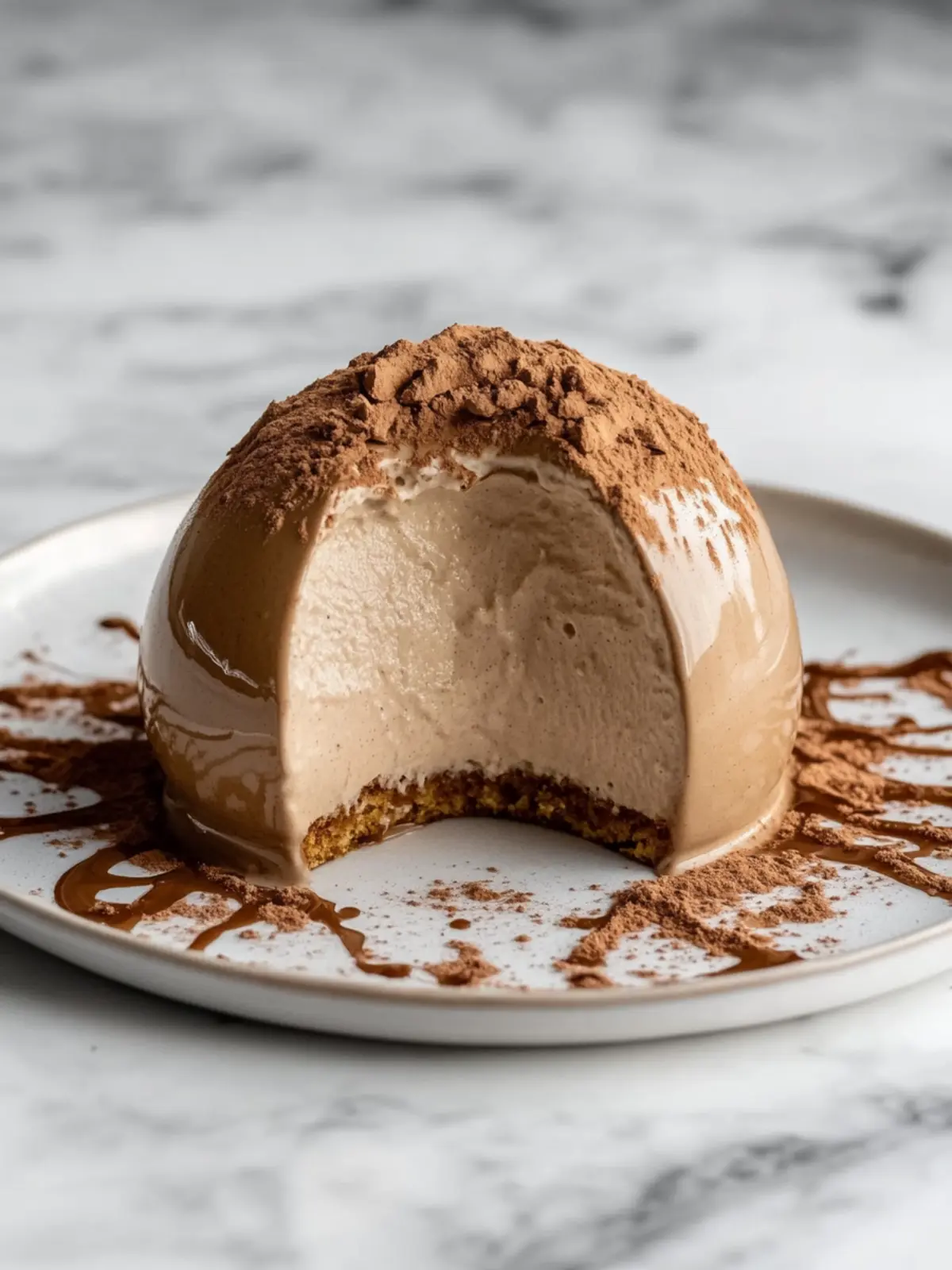 Decadent Gingerbread Latte Mousse Domes for Cozy Nights 5 Gingerbread Latte Mousse Domes