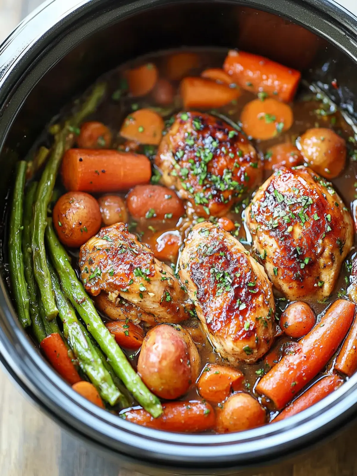 Slow Cooker Honey Garlic Chicken and Veggies for Cozy Nights 5 Slow Cooker Honey Garlic Chicken and Veggies
