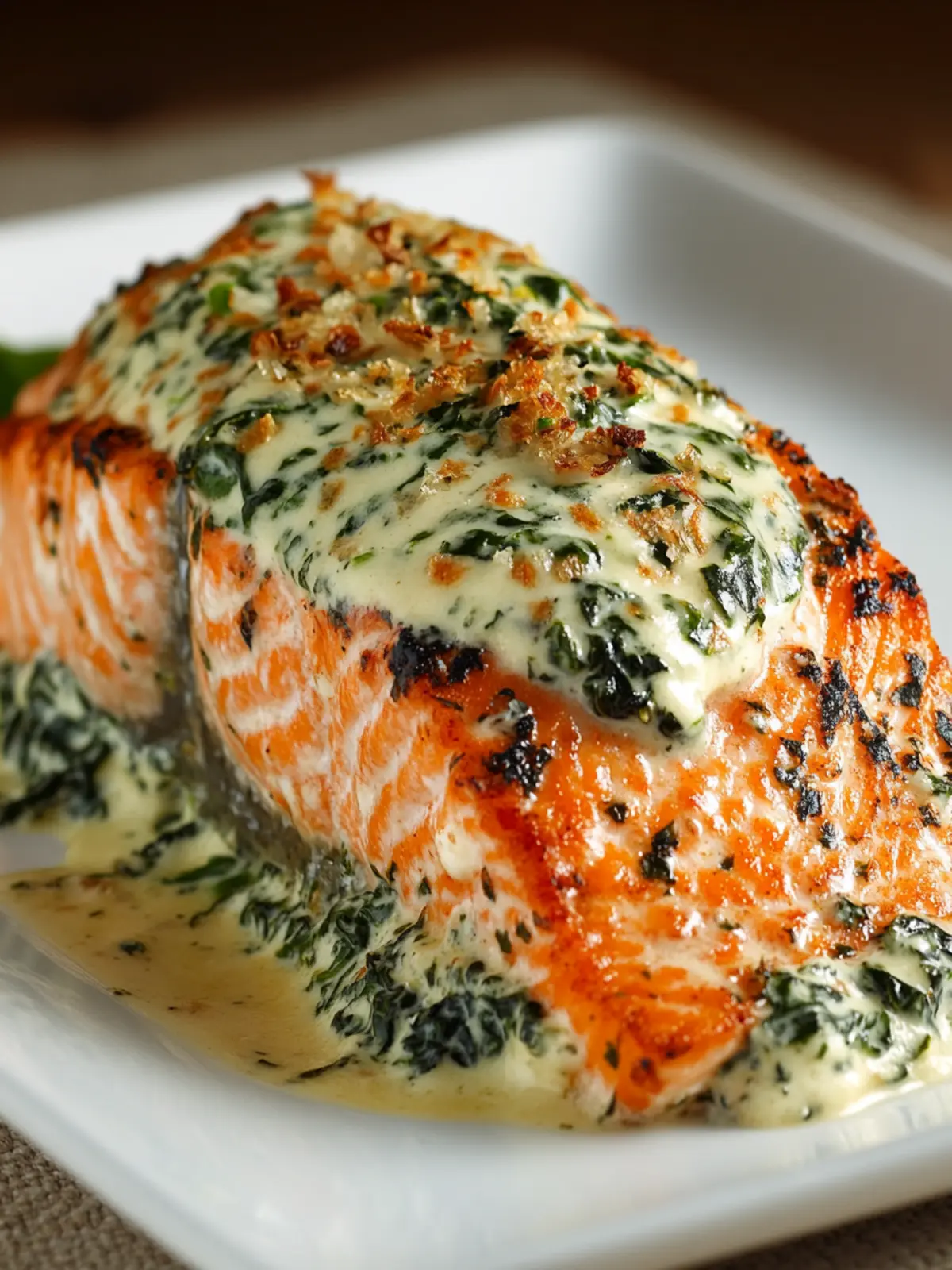 Irresistible Stuffed Salmon with Cream Cheese & Spinach Delight 5 Stuffed Salmon with Cream Cheese & Spinach