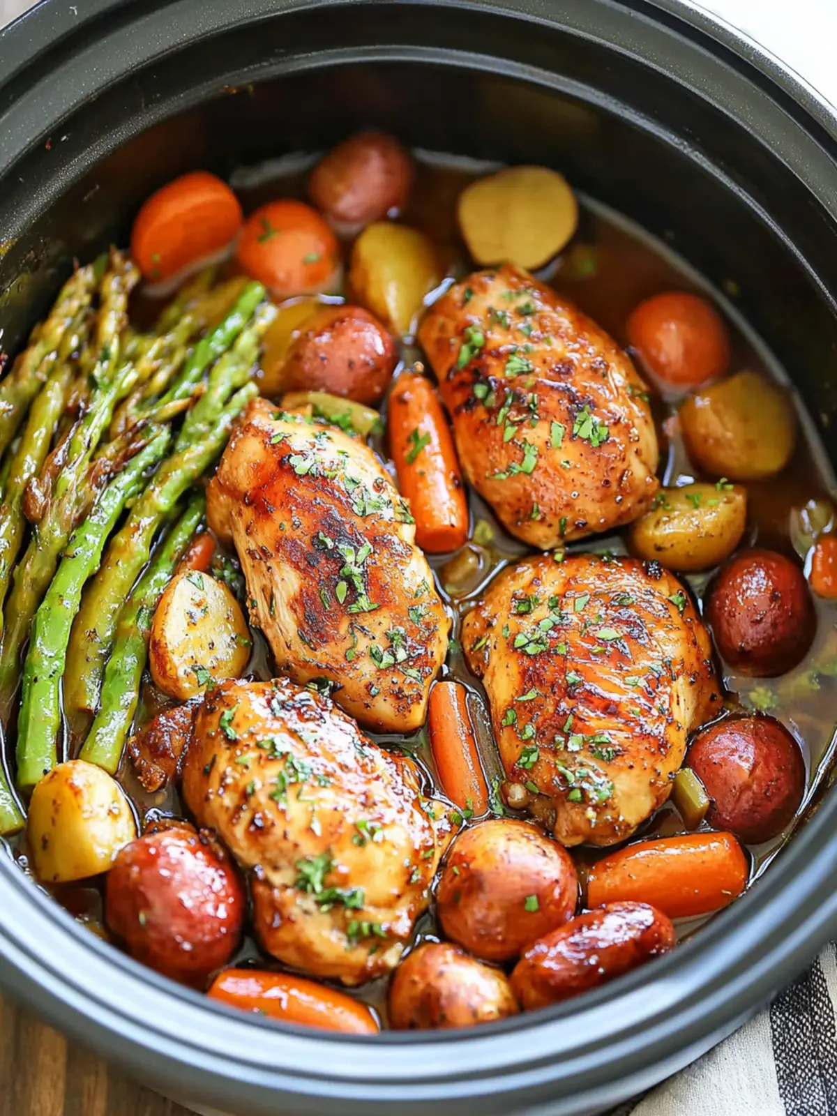 Slow Cooker Honey Garlic Chicken and Veggies for Cozy Nights 4 Slow Cooker Honey Garlic Chicken and Veggies