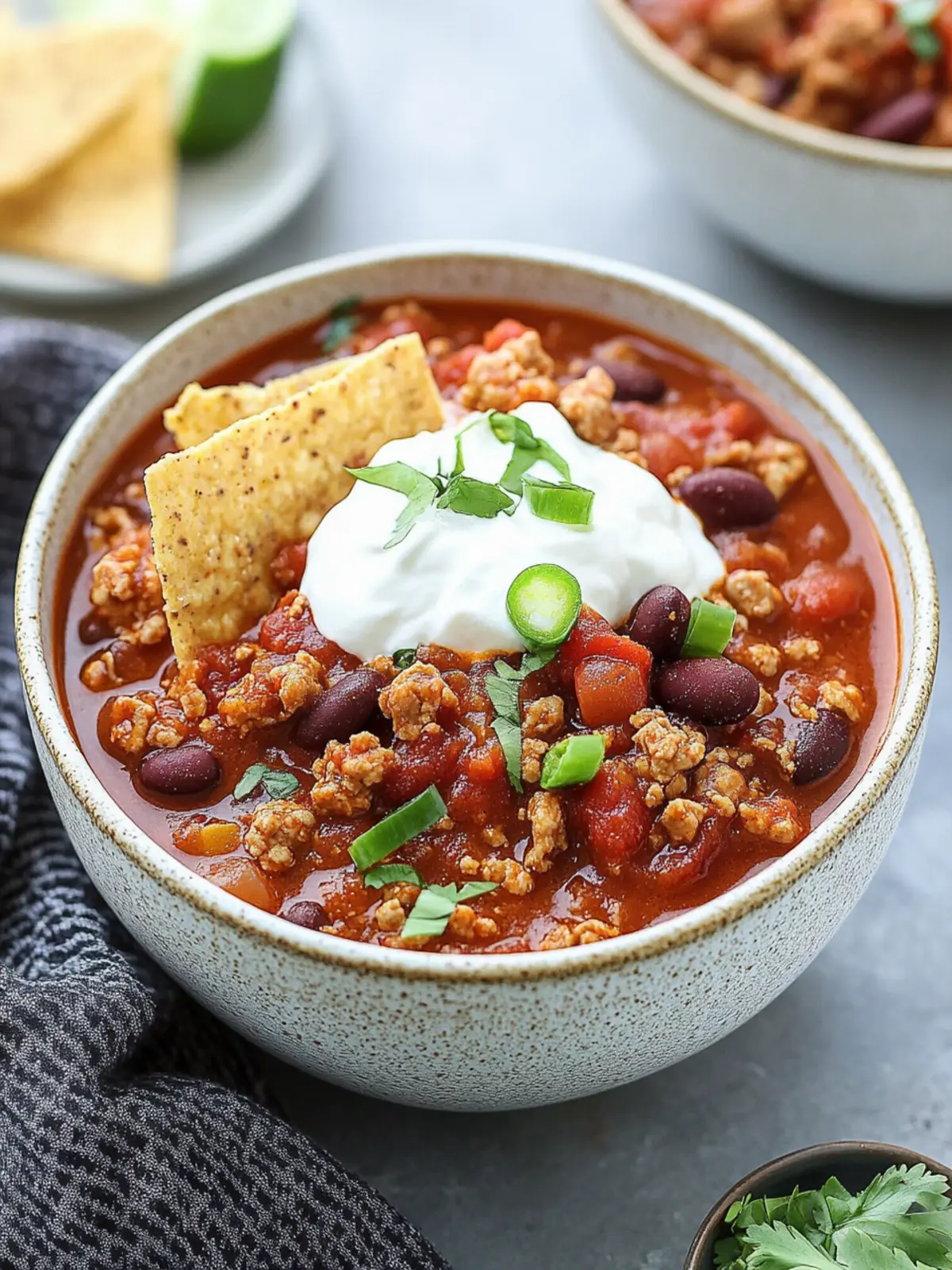 Classic Slow Cooker Turkey Chili: Comfort in Every Bite 2 Classic Slow Cooker Turkey Chili