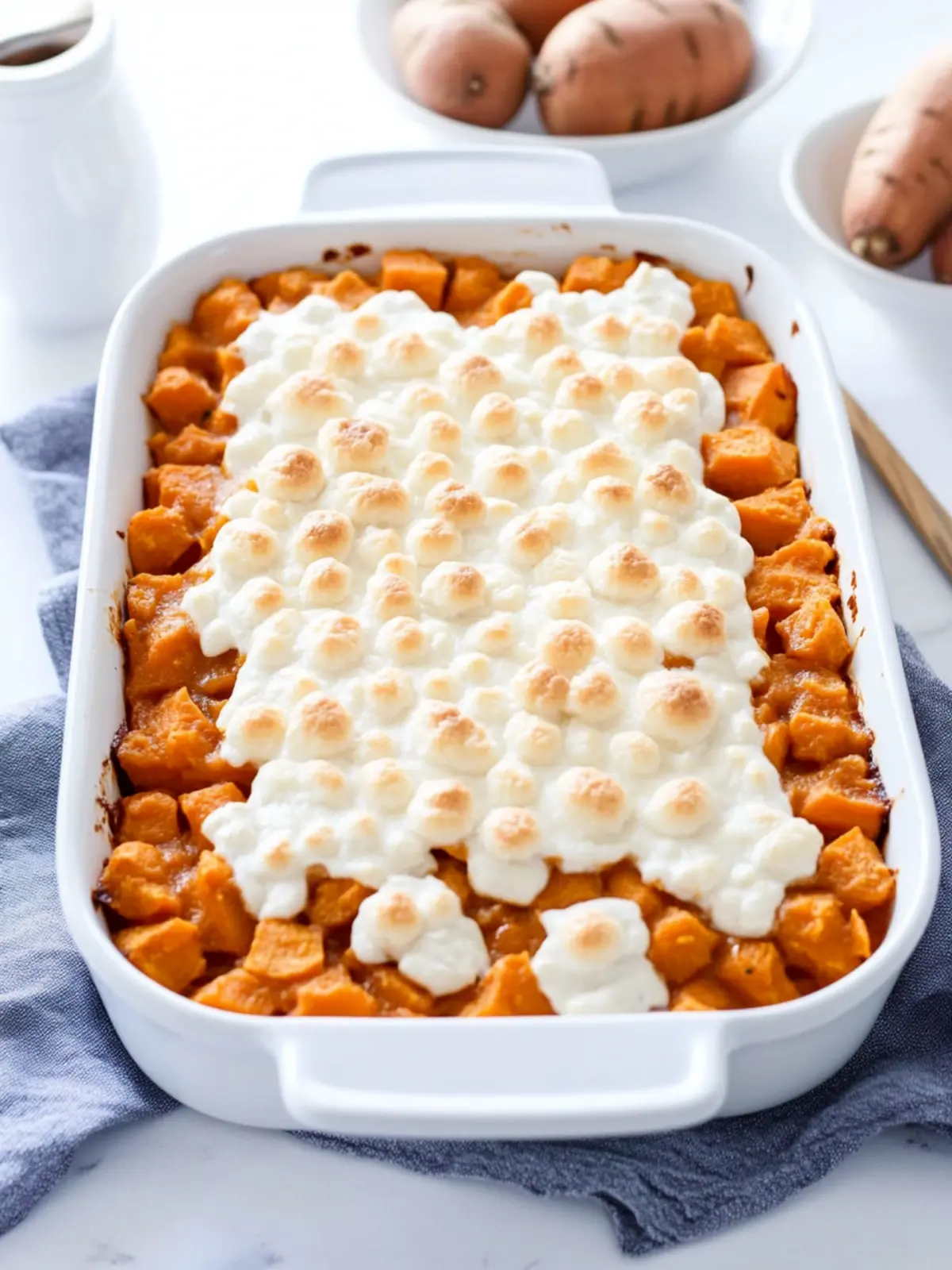 Irresistibly Easy Sweet Potato Casserole with Toasted Marshmallows 4 Easy Sweet Potato Casserole