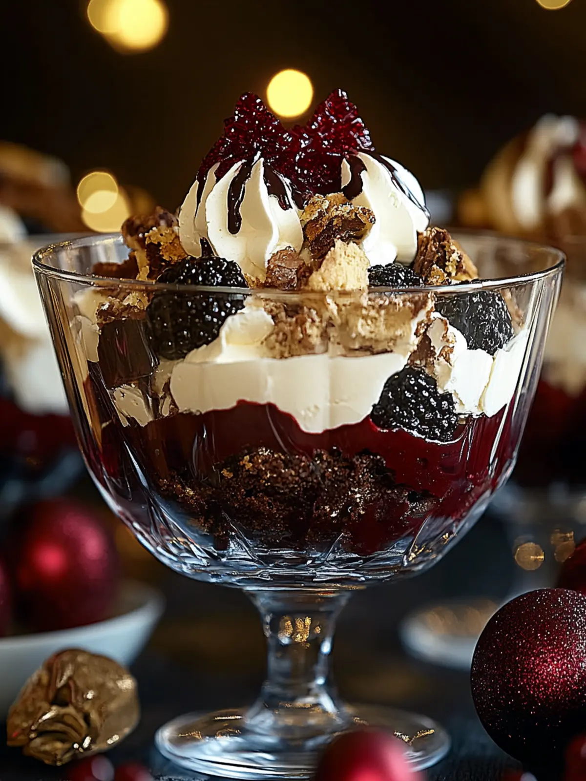 Irresistible Black Forest Trifle for a Merry Christmas Treat 5 Black Forest Trifle for Christmas