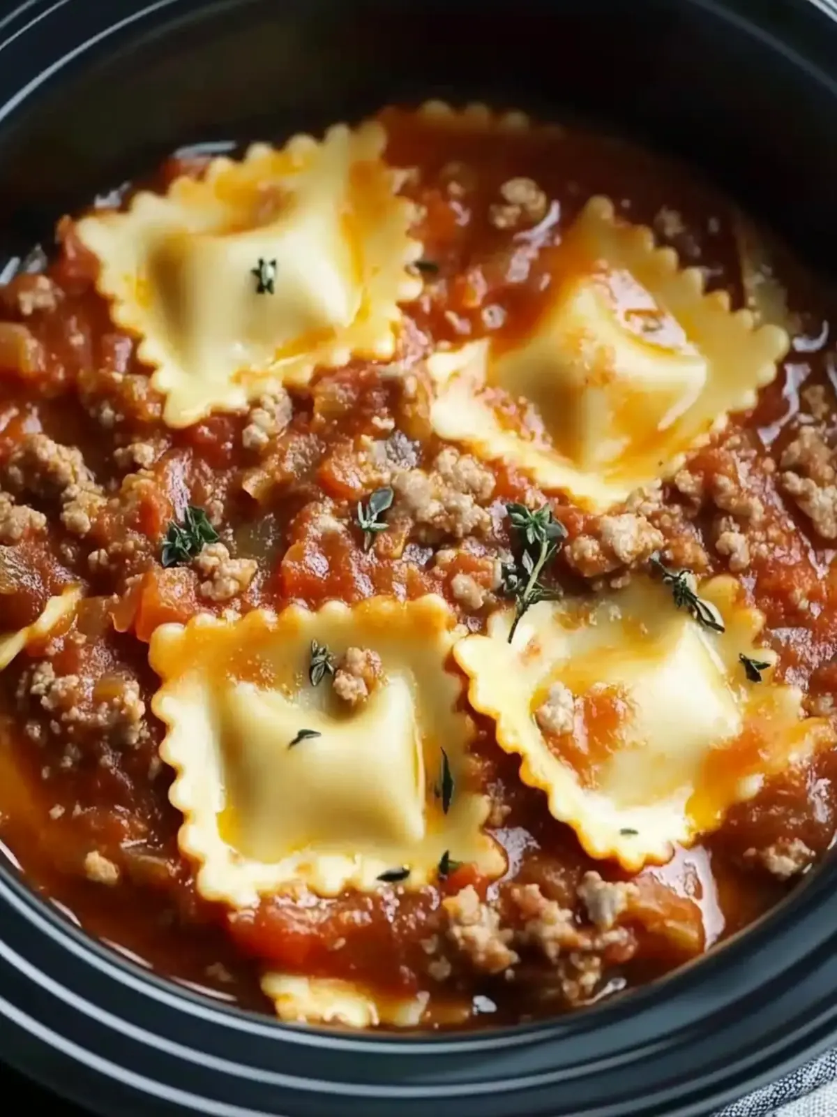 Melt-in-Your-Mouth Crockpot Ravioli Lasagna Delight 5 Crockpot Ravioli Lasagna