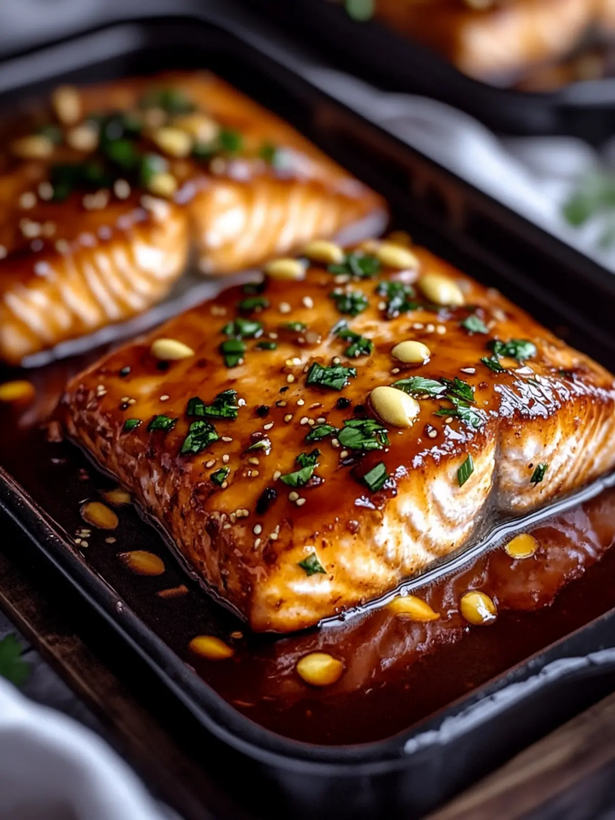Crispy Honey Garlic Glazed Salmon for a Flavorful Feast 5 Crispy Honey Garlic Glazed Salmon