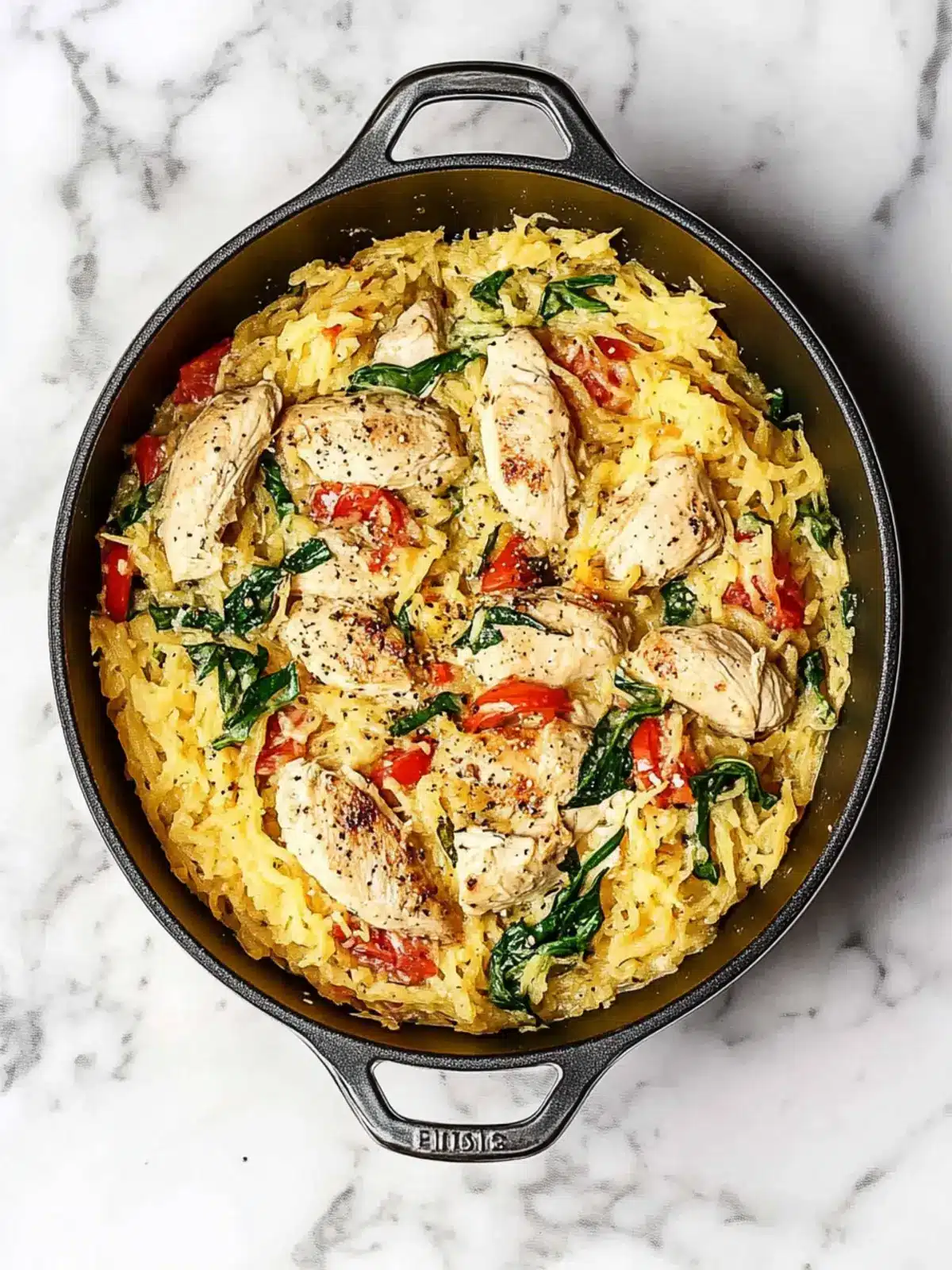 Creamy Tuscan Chicken and Spaghetti Squash Delight 5 Tuscan Chicken and Spaghetti Squash
