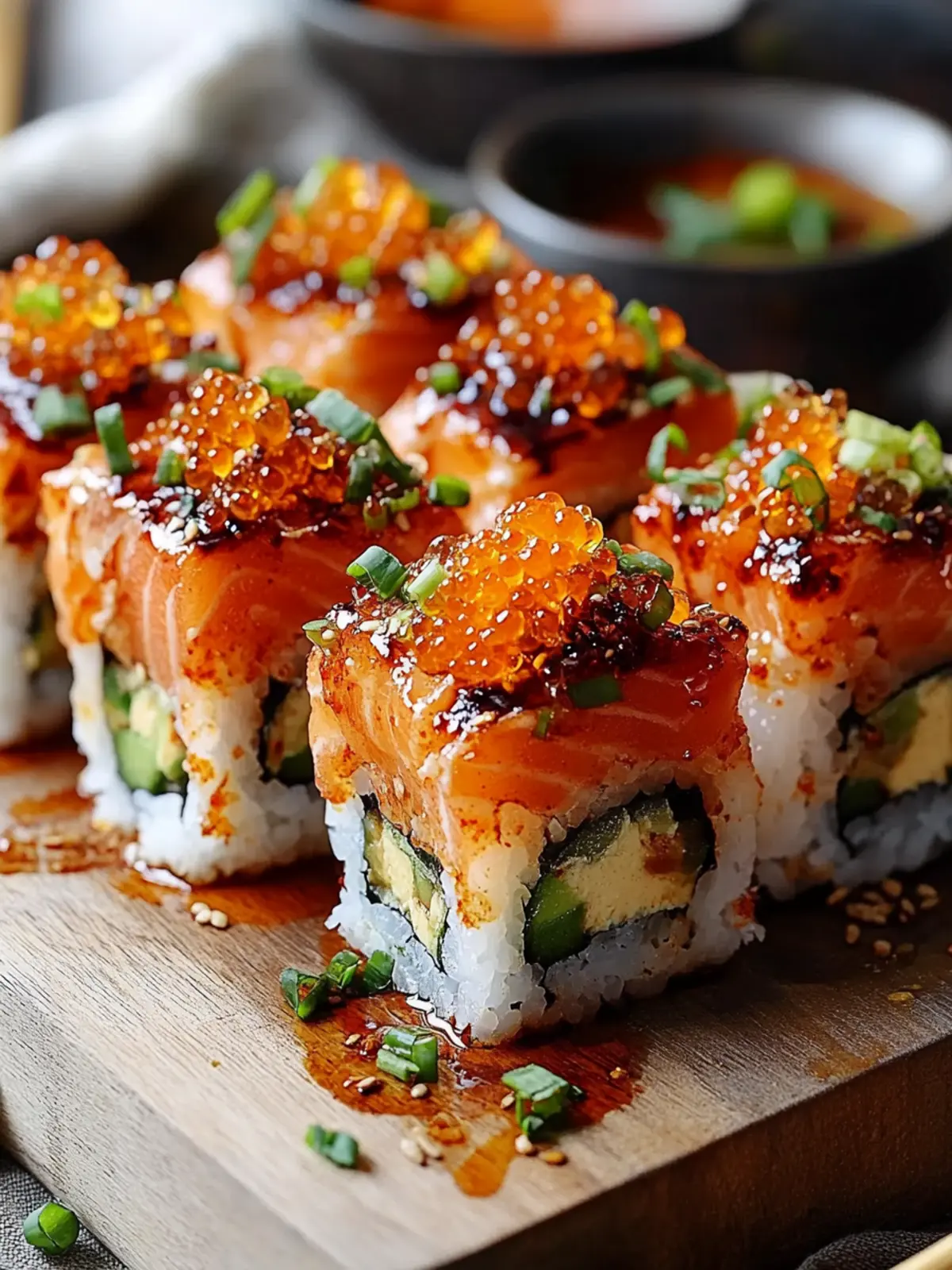 Irresistibly Spicy Salmon Sushi Bake You'll Crave Again! 4 Spicy Salmon Sushi Bake