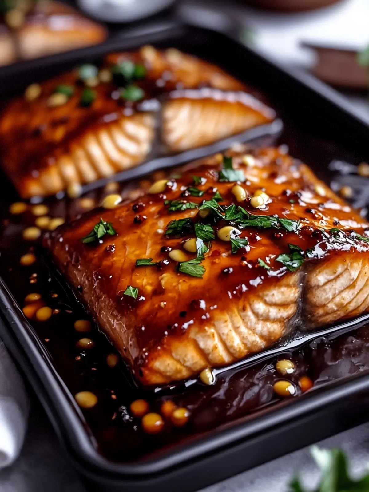 Crispy Honey Garlic Glazed Salmon for a Flavorful Feast 4 Crispy Honey Garlic Glazed Salmon