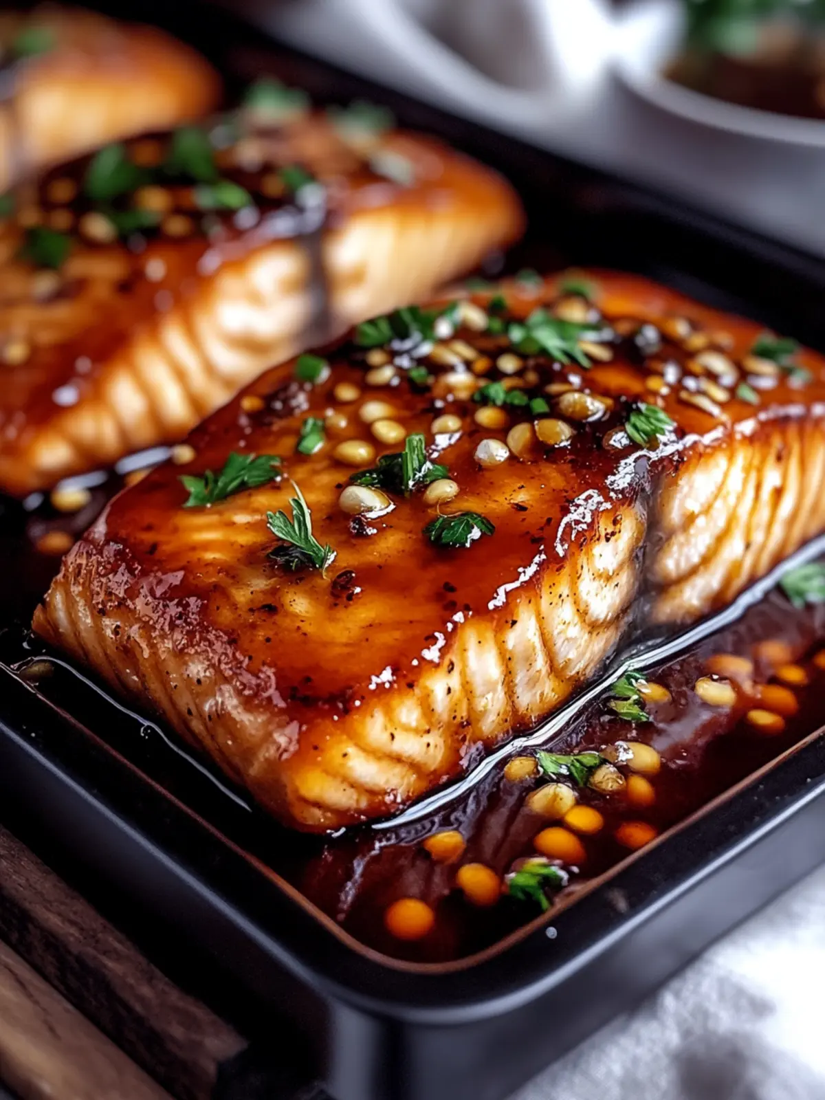 Crispy Honey Garlic Glazed Salmon for a Flavorful Feast 3 Crispy Honey Garlic Glazed Salmon