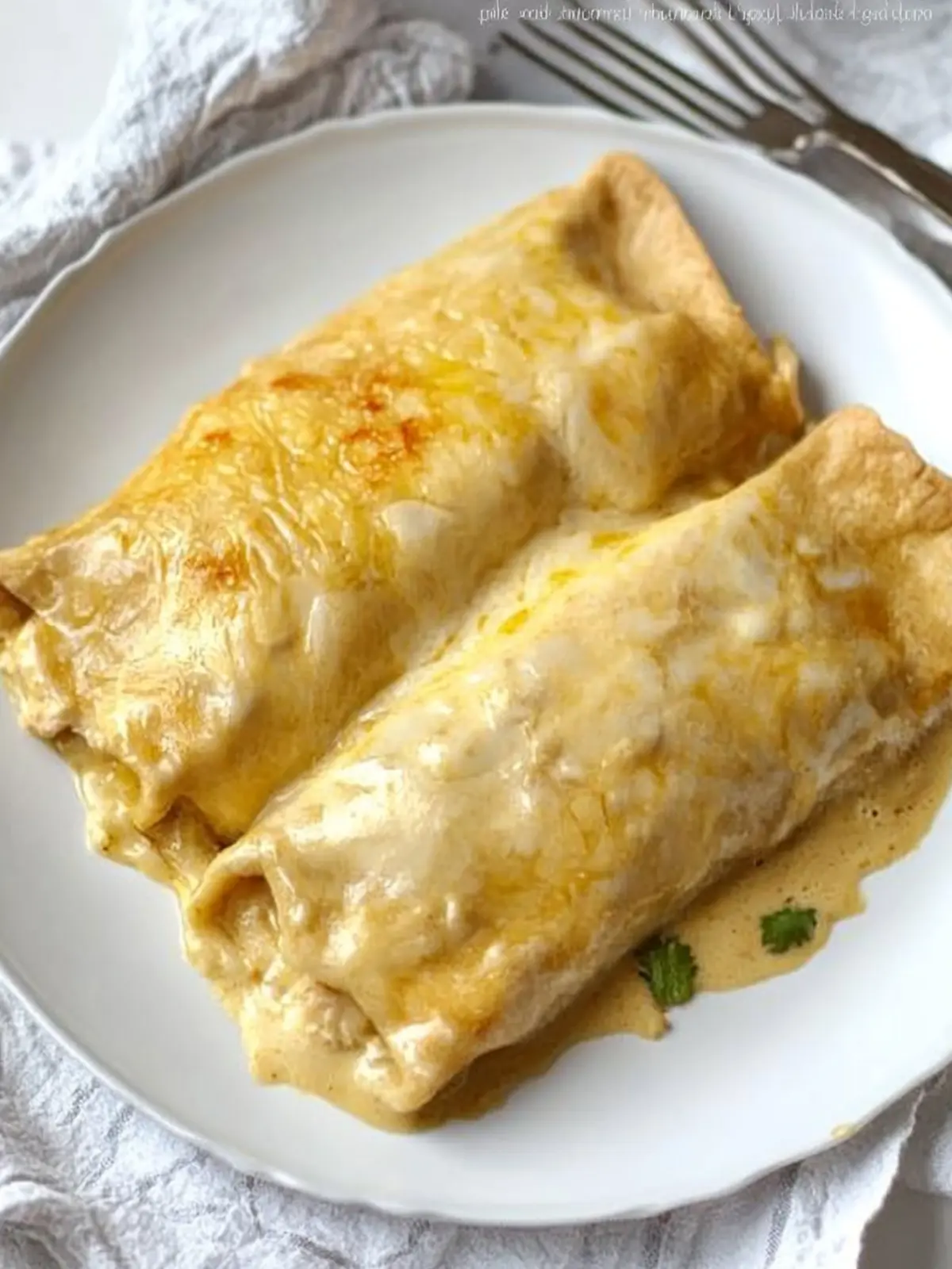 Irresistible Easy Creamy White Chicken Enchiladas Recipe 5 Easy Creamy White Chicken Enchiladas
