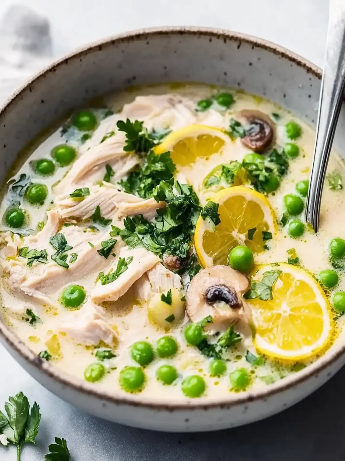 Delicious Creamy Chicken Soup with Peas for Cozy Days 5 Creamy Chicken Soup with Peas