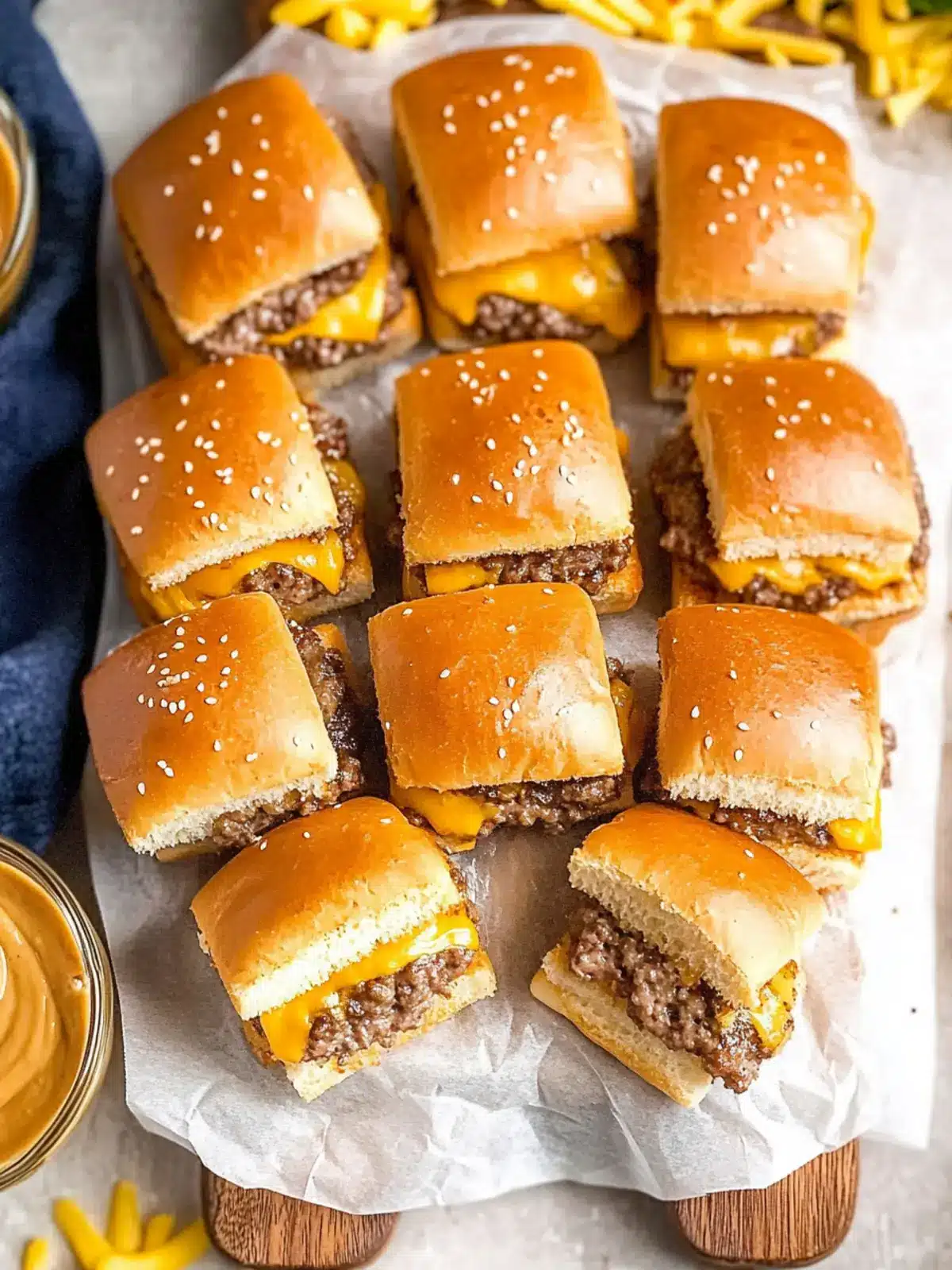 Cheeseburger Sliders: The Ultimate Crowd-Pleasing Game Day Snack 5 Cheeseburger Sliders