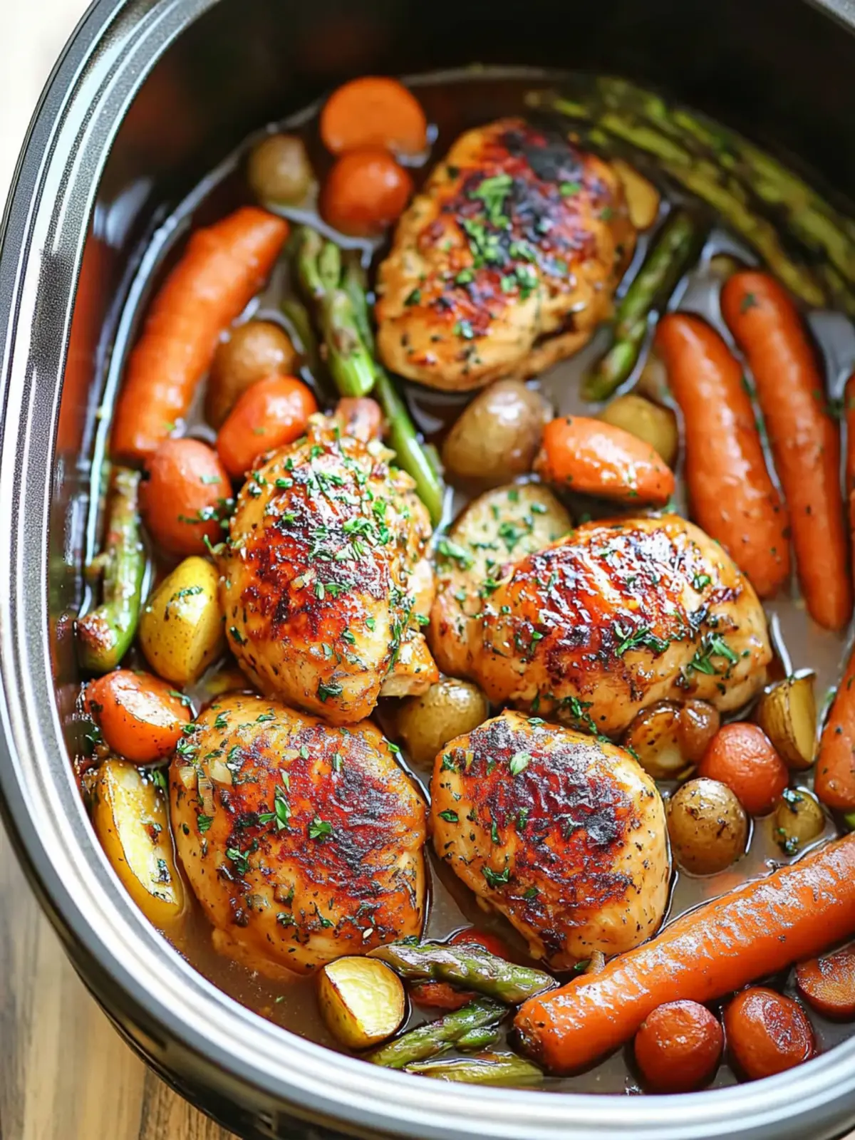 Slow Cooker Honey Garlic Chicken and Veggies for Cozy Nights 2 Slow Cooker Honey Garlic Chicken and Veggies