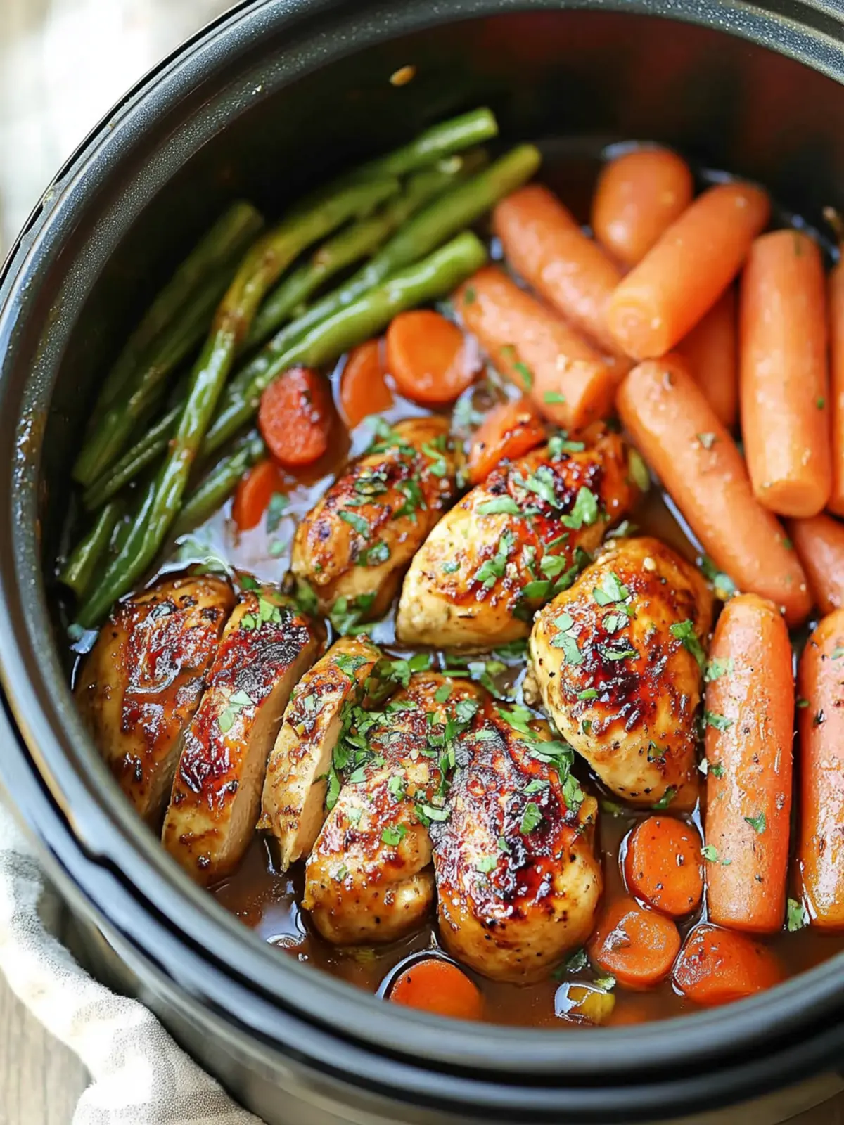 Slow Cooker Honey Garlic Chicken and Veggies for Cozy Nights 3 Slow Cooker Honey Garlic Chicken and Veggies