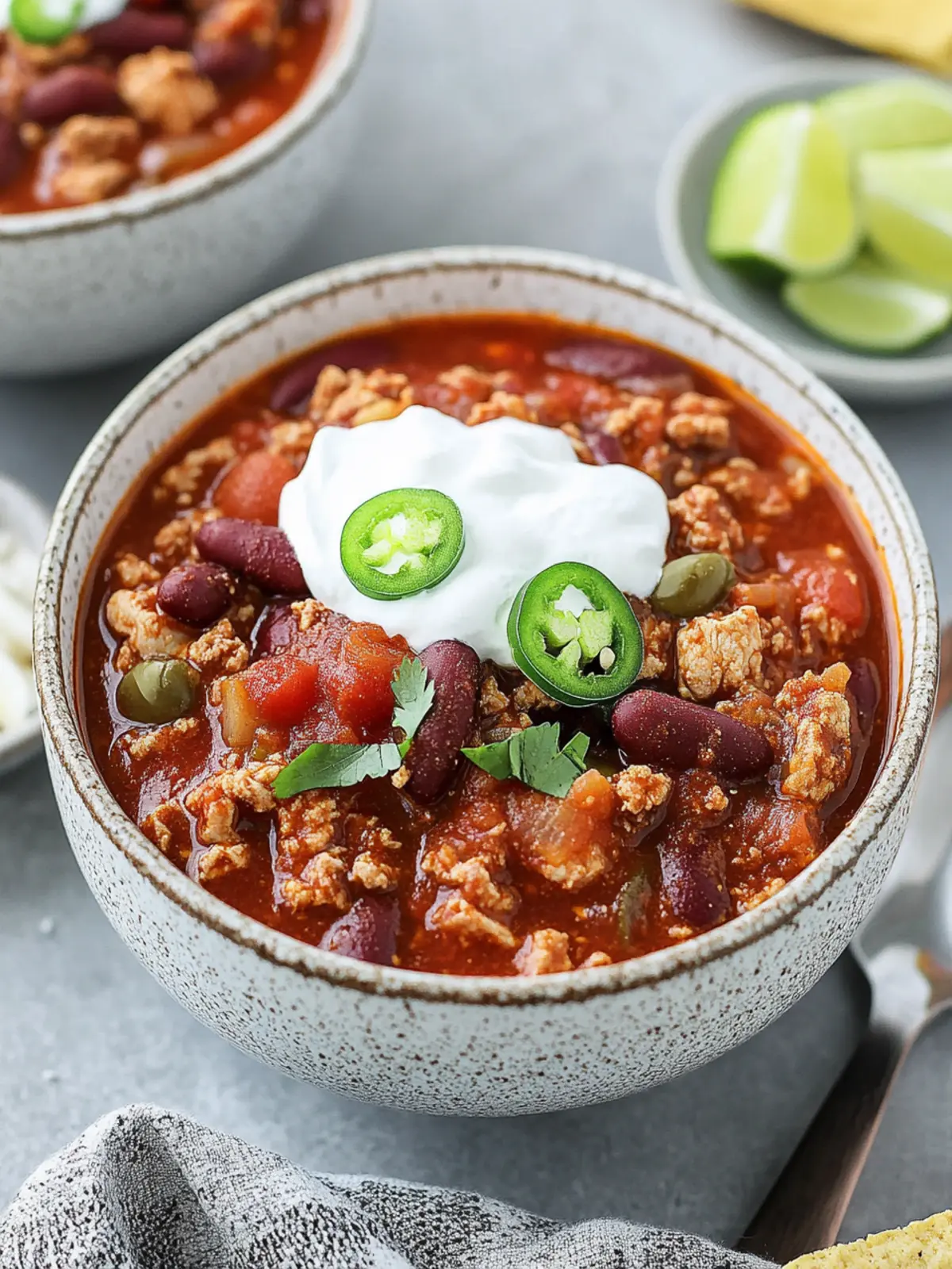 Classic Slow Cooker Turkey Chili: Comfort in Every Bite 3 Classic Slow Cooker Turkey Chili