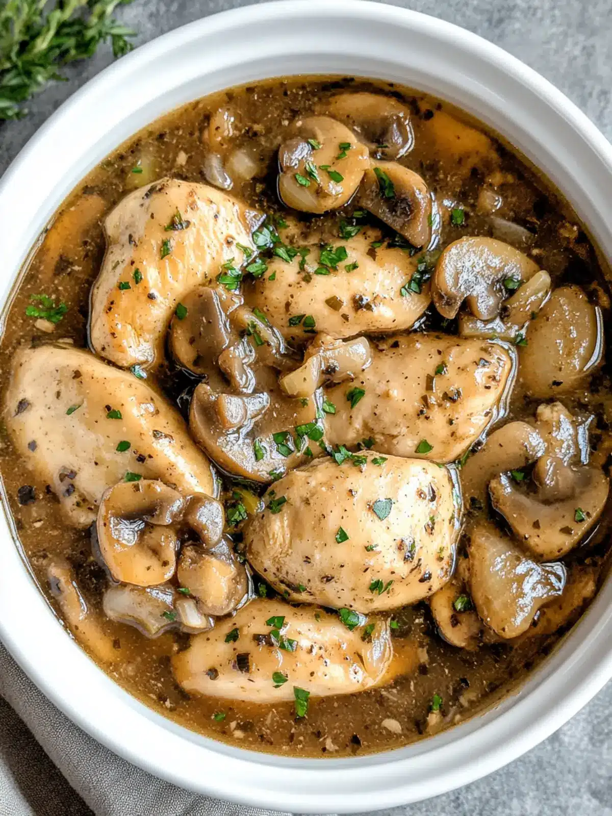Irresistible Slow Cooker Chicken Marsala for Cozy Nights 2 Slow Cooker Chicken Marsala