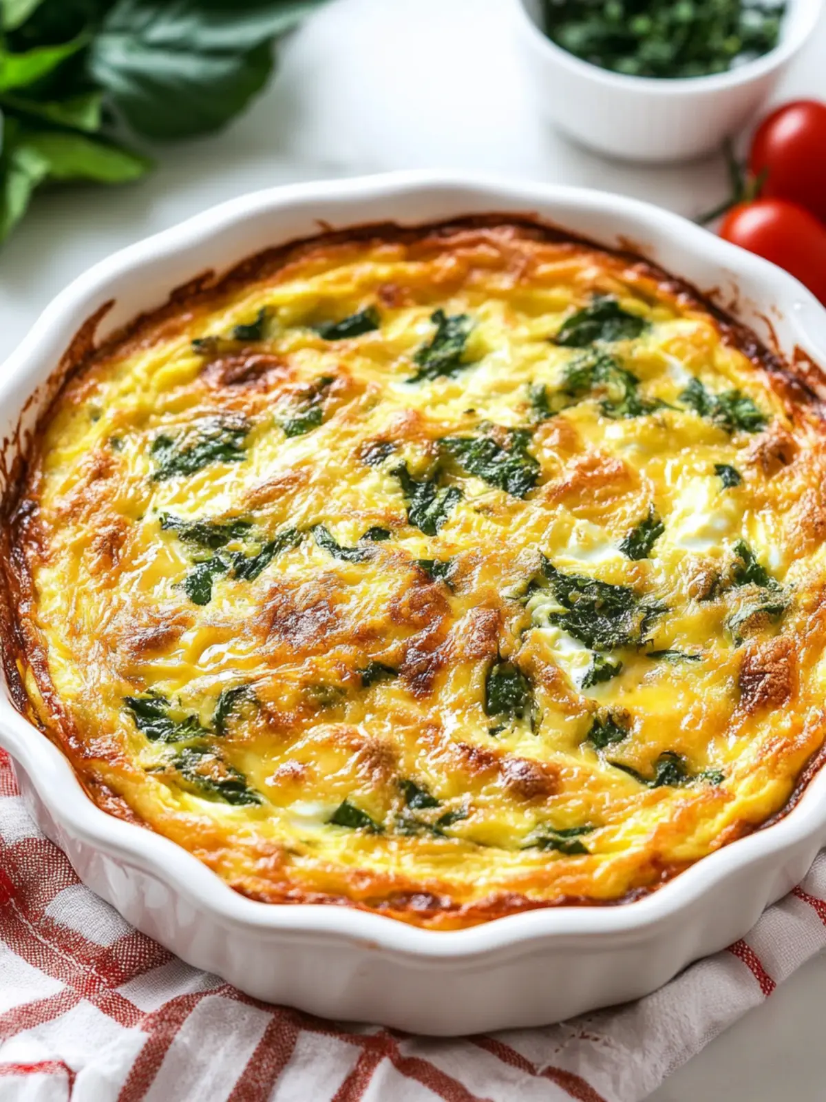 Cottage Cheese Egg Bake: A Savory Spinach Surprise! 5 Cottage Cheese Egg Bake